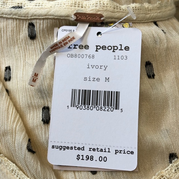 TOO LATE** Free People Sada Dress Maxi Ivory NEW - Picture 8 of 8